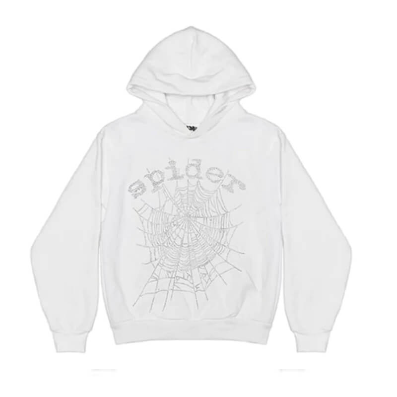 Sp5der World White Hoodie
