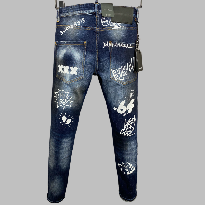 2025 New DSQ2 Ripped Casual Jeans
