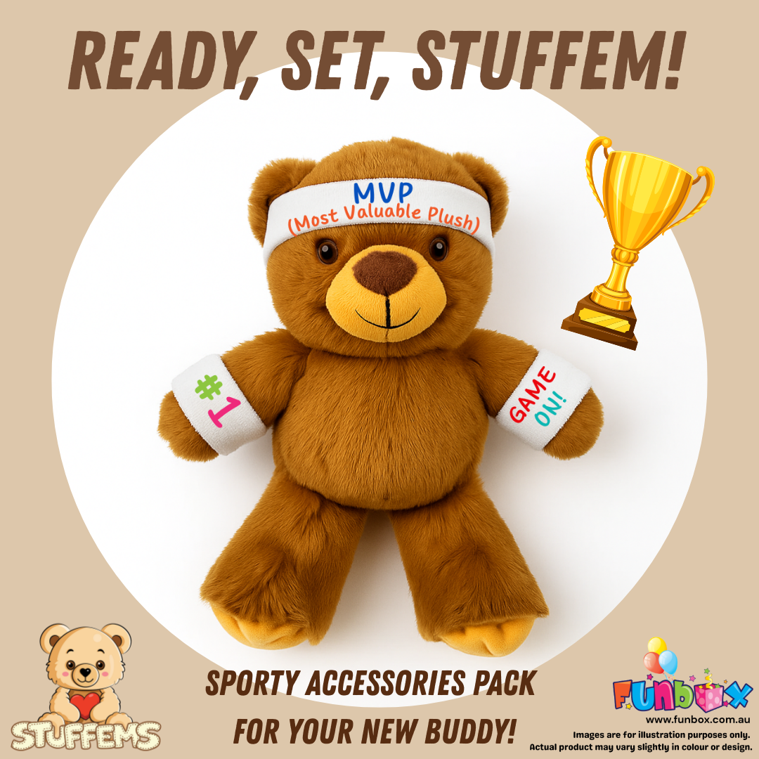 'Sweaty Teddy' MVP Stuffem Bear