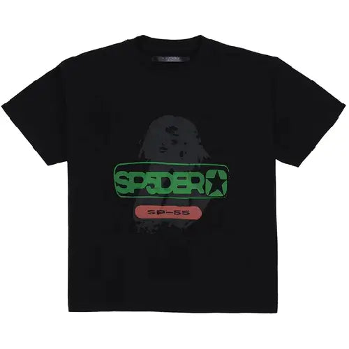 Sp5der  Reunion Oversized– Black T-Shirt