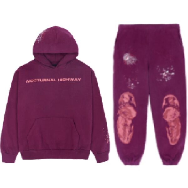 Sp5der Nocturnal Highway – Purple Tracksuit