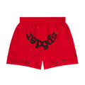 SP5DER OG WEB DOUBLE LAYER  RED SHORT