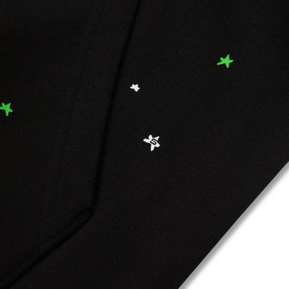 Sp5der Black Heavy Web Hoodie