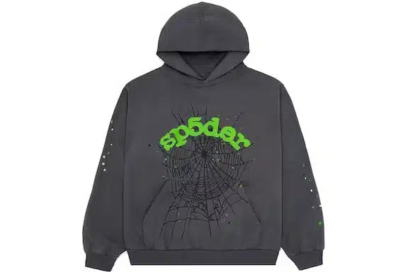 Sp5der Wait Web  Navy Blue Hoodie