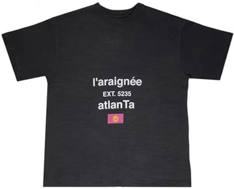 Sp5der Wide Black-T-shirt