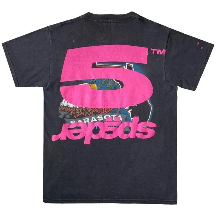 Sp5der Harley Vintage Davidson T-shirt – Black