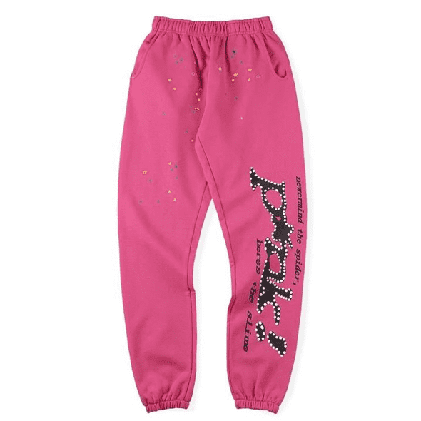 Spder Punk Black Printed – Pink Tracksuit