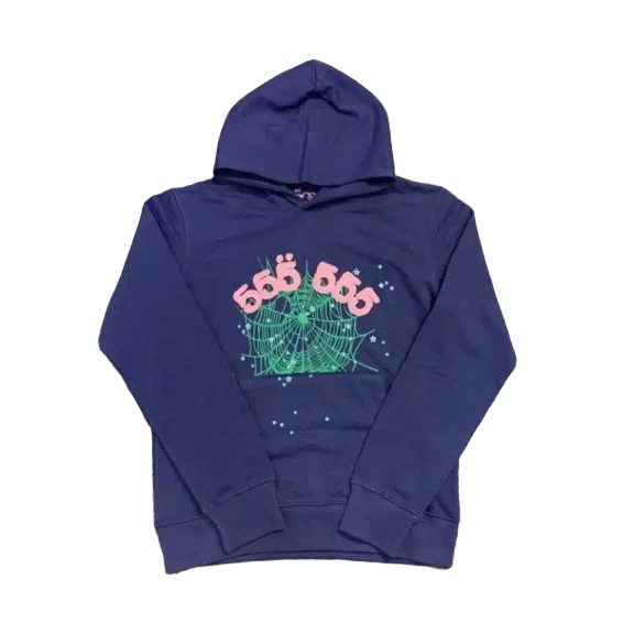 Sp5der Young Thug 555 555 Angel Blue Hoodie