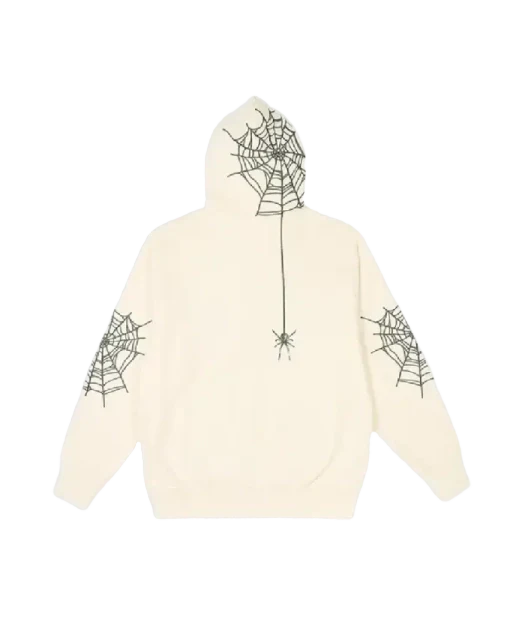 Palace Sp5der Zip Soft- White Hoodie